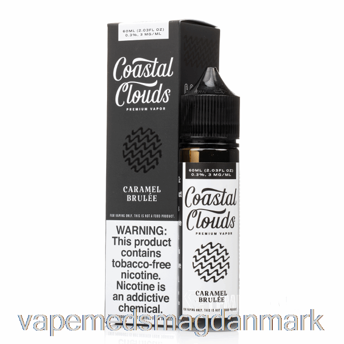 Vape Væske Caramel Brulee - Coastal Clouds Co. - 60ml 0mg